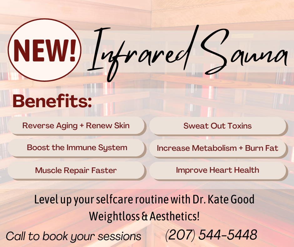 Infrared Sauna treatment in Scarborough, Maine 