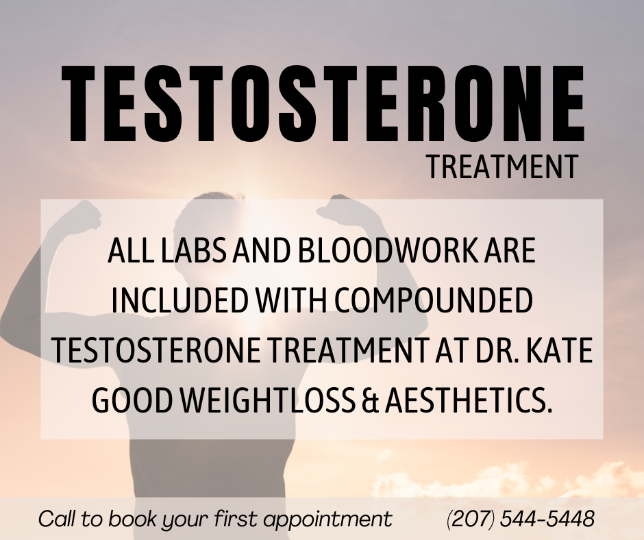 Testosterone Treatment all labs and bloodwork included with compounded testosterone treatment