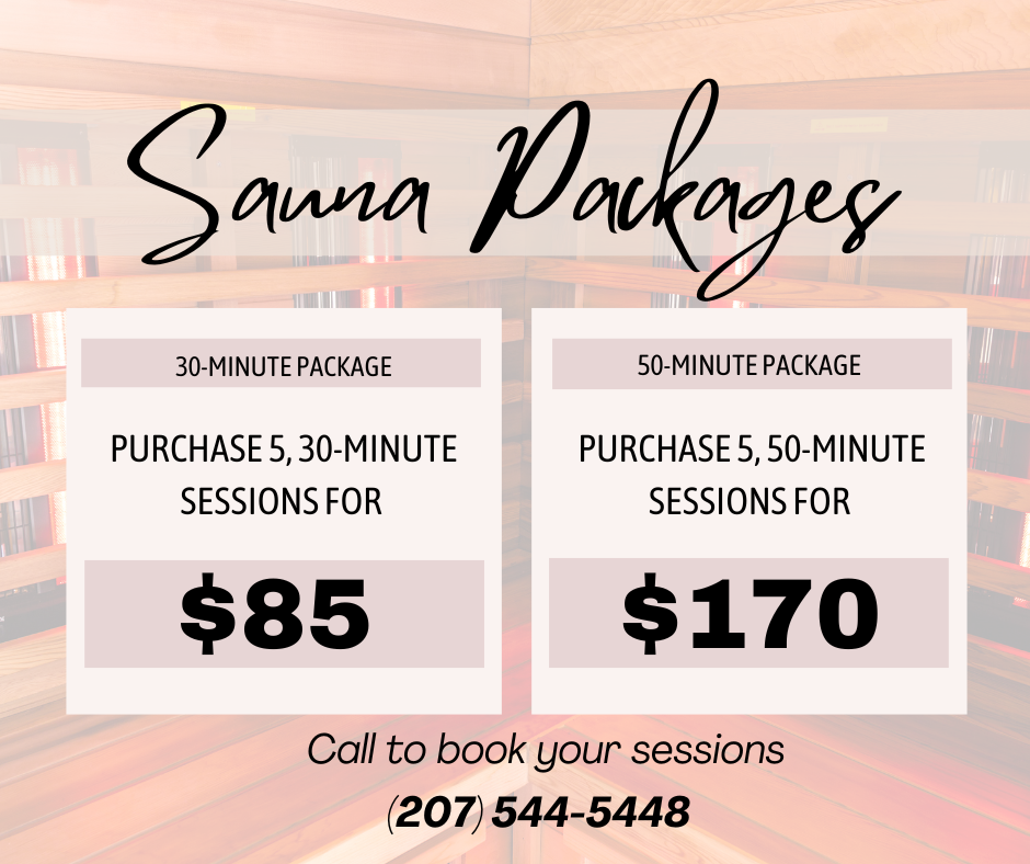 sauna packages at Dr. Kate Good Weightloss & Asethetics
